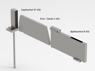 BSF 450 Bjelke søyle 1b