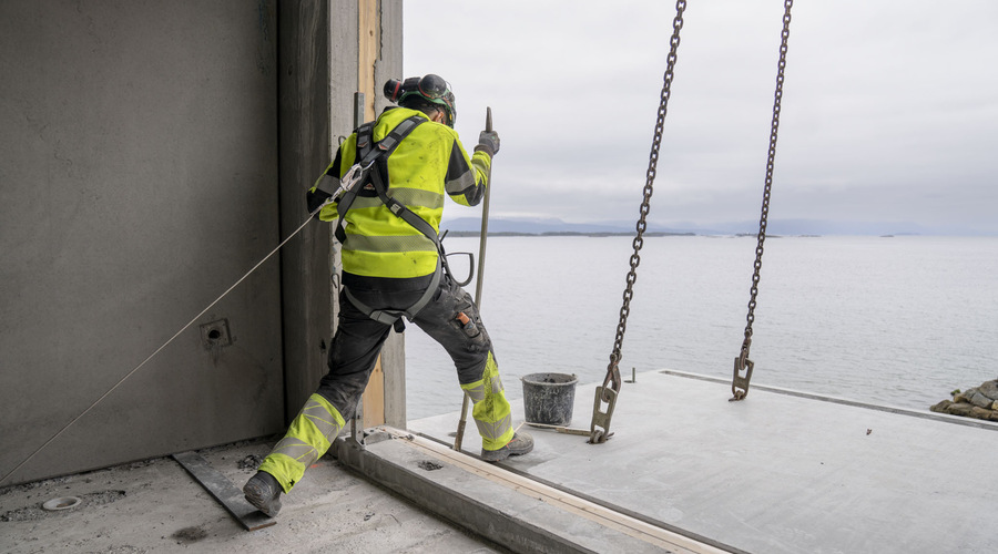 Underveis i utbyggingen av Grand Fiære