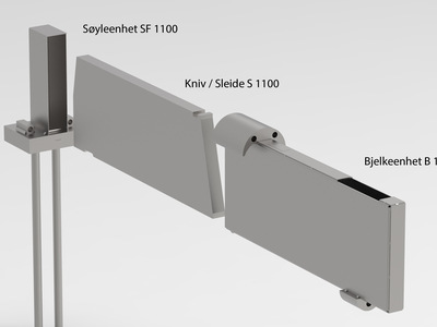 BSF 1100 bjelke søyle 1b