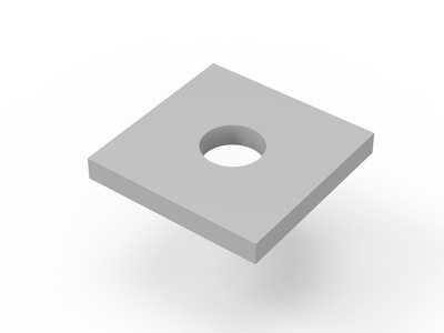 Firkantskiver 1 grå