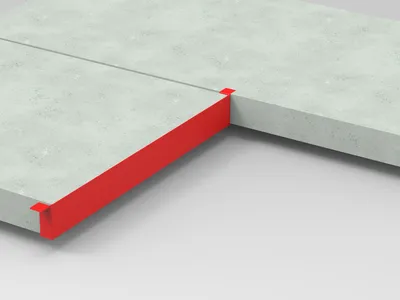 UV jern med dekke rød