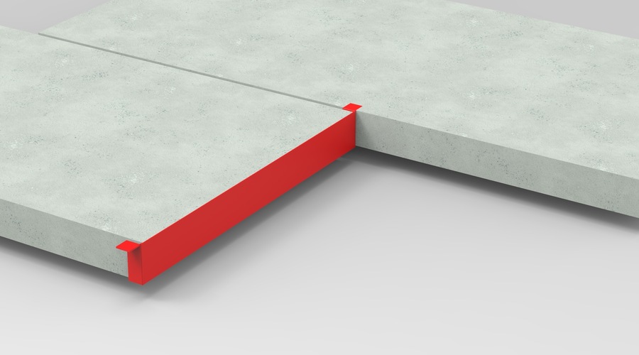 UV jern med dekke rød