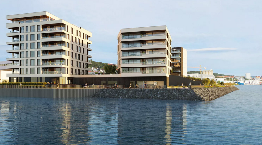 Bygg Alfon oversiktsbilde fasade