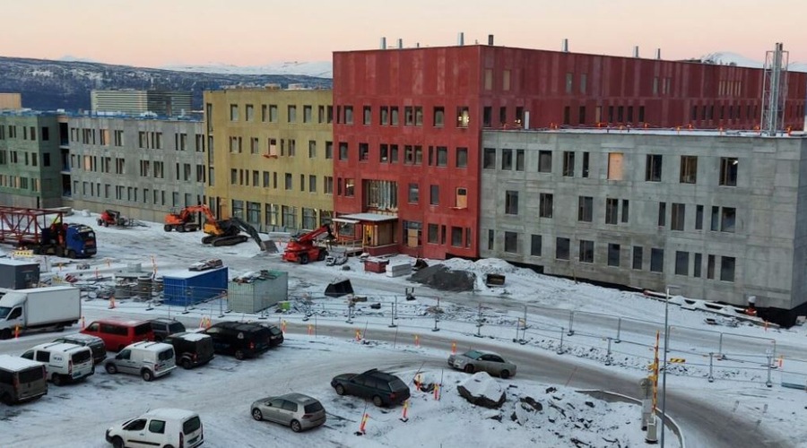 Nye Narvik Sykehus fasade