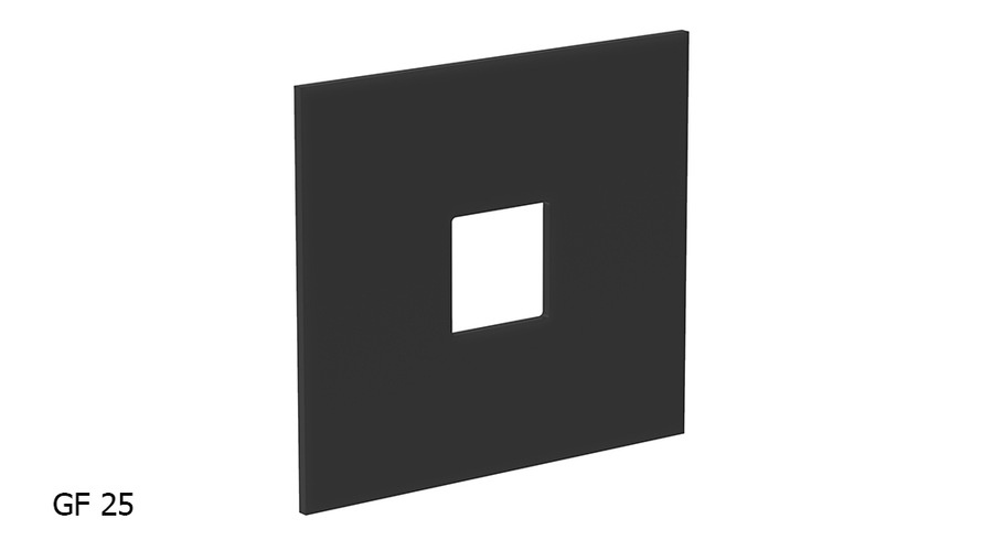 GF 25 rektangulær m tekst
