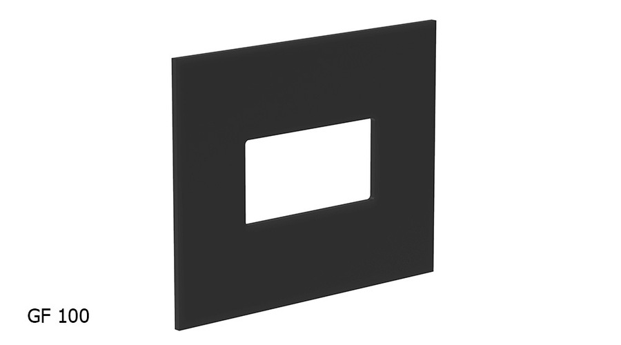 GF 100 rektangulær m tekst